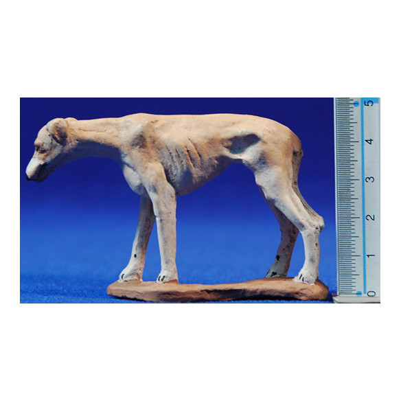 Perro galgo 14 cm pasta cerámica Hermanos Cerrada