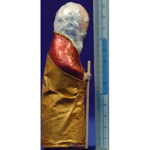 Natività due pecore 13 cm cartapesta
