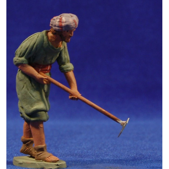 Pastor llaurador hebreu 8 cm fang pintat Delgado