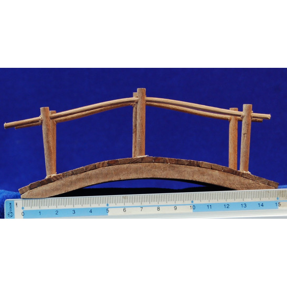 Ponte curvato 15 cm legno