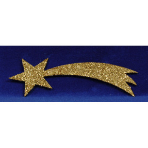 Estrella oro 20 cm cartón