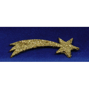 Estrella oro 11 cm cartón
