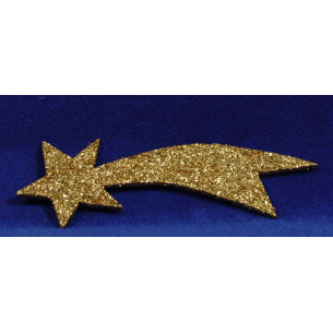 Estrella oro 16 cm cartón