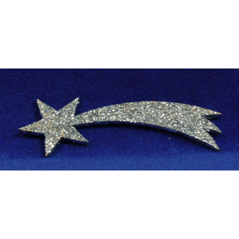 Estrella plata 11 cm cartró