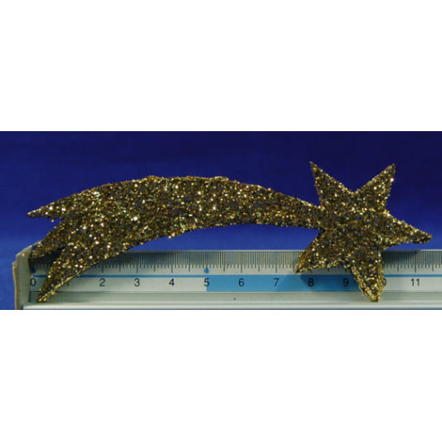 Star gold 11 cm cardboard