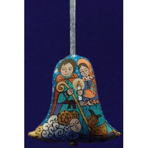 Pastors forma campana 12 cm roba pintada