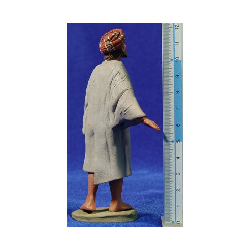 Shepherd hebrew m2 12 cm clay painted Delgado