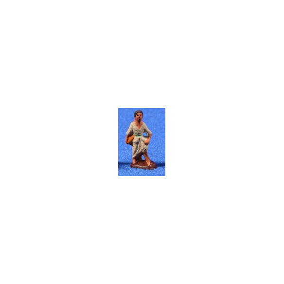 Pastore 3 cm dipinte terracotta Fabregat