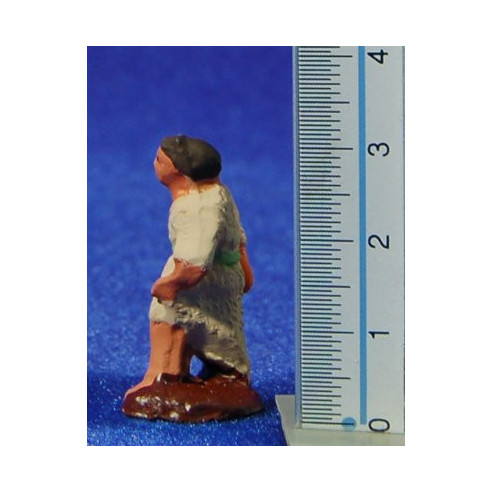 Pastore 3 cm dipinte terracotta Fabregat