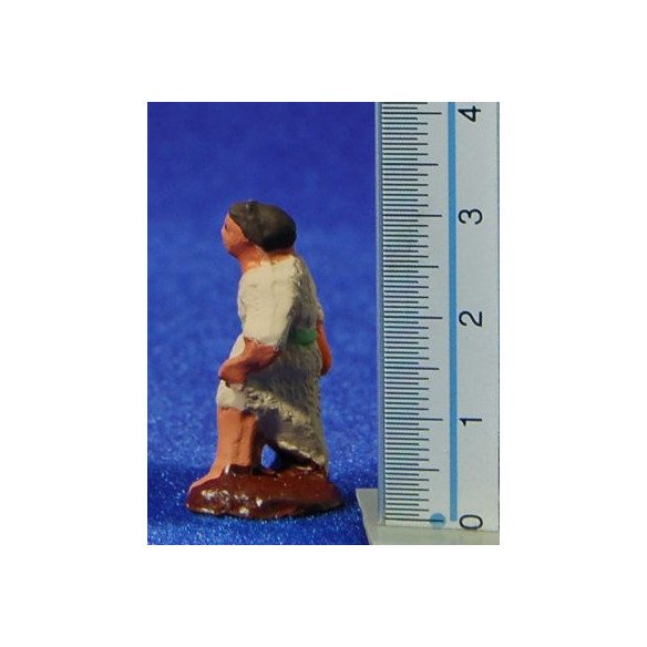 Pastore 3 cm dipinte terracotta Fabregat