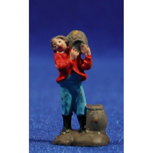 Shepherds with boots 3 cm clay painted