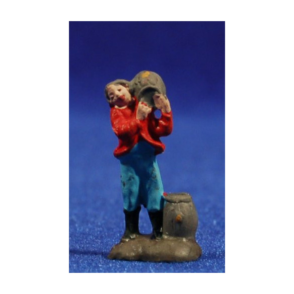 Shepherds with boots 3 cm clay painted