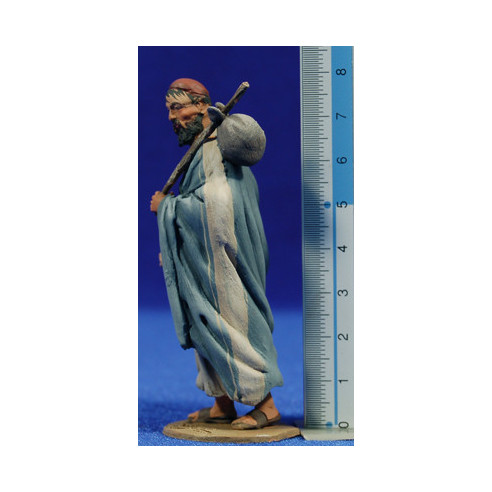 Shepherd bag m2 8 cm clay painted De Francesco