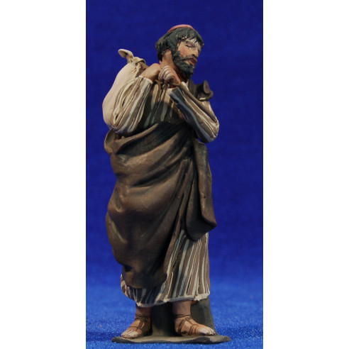 Shepherd bag 10 cm clay painted De Francesco