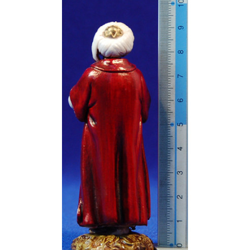 group nativity, kings and sheperds 9 cm plastic Moranduzzo - Landi 700 style