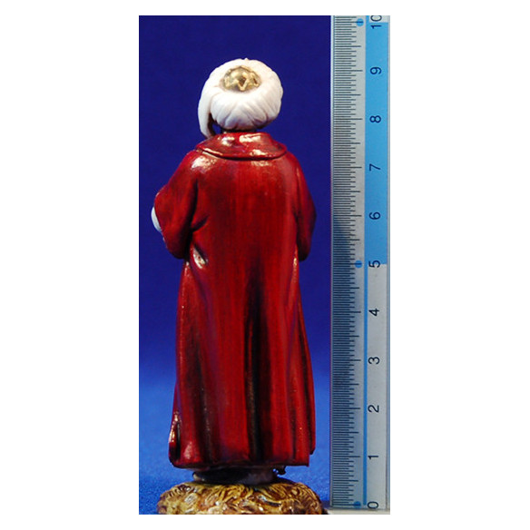 group nativity, kings and sheperds 9 cm plastic Moranduzzo - Landi 700 style