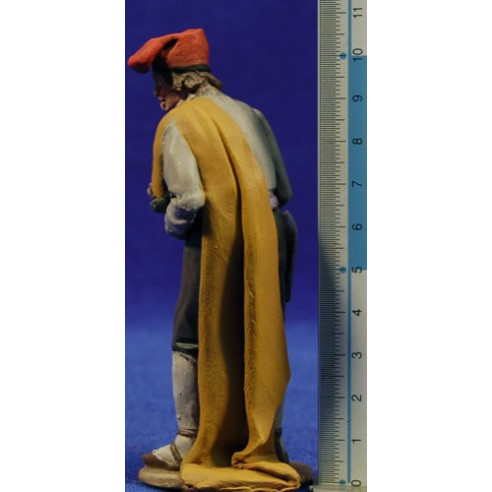 Pastor catalán alcachofas 10 cm barro pintado De Francesco