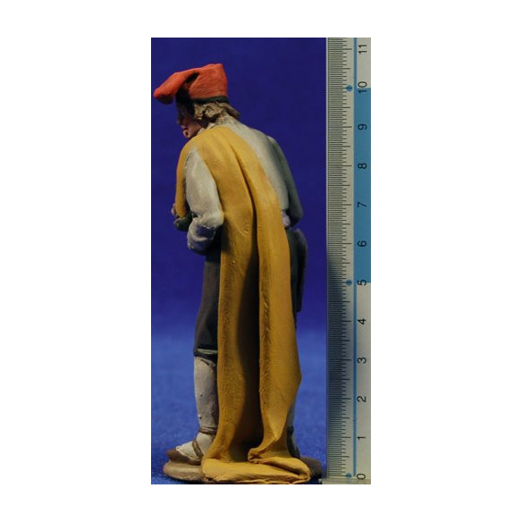 Pastor catalán alcachofas 10 cm barro pintado De Francesco
