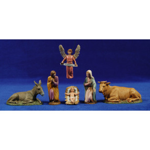 Nativity 10 cm plastic Moranduzzo - Landi 700 style