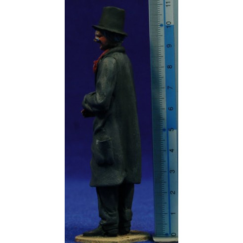 Pastore catalano affari 10 cm terracotta dipinte De Francesco