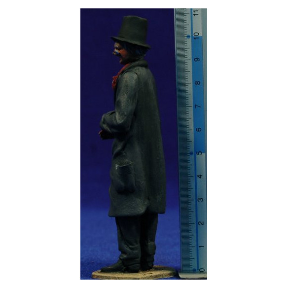 Pastore catalano affari 10 cm terracotta dipinte De Francesco