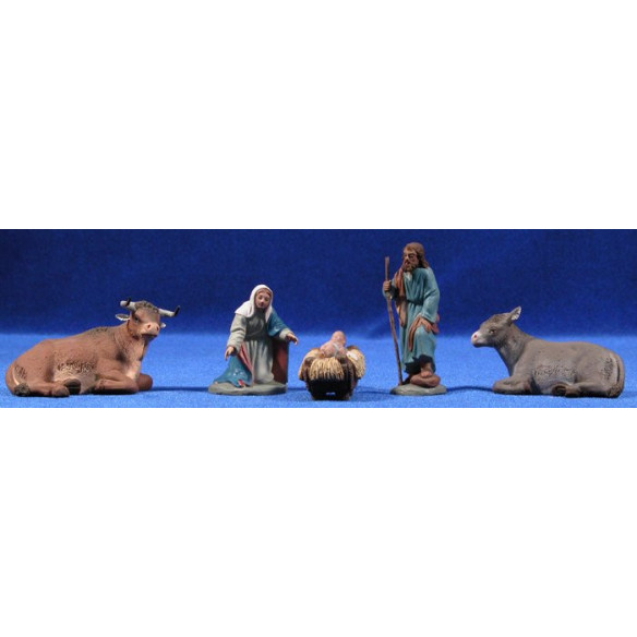 Nativity m2 7 cm clay painted Daniel