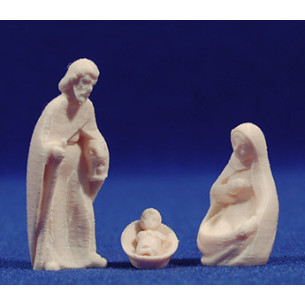 Natività moderna non verniciato 4,5 cm plastica
