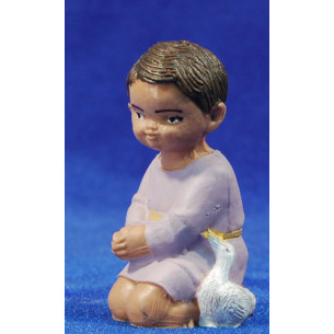 Shepherd modern with goose 8 cm plastic Fabregat