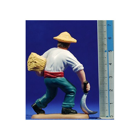 Pastor con hoz 7 cm plástico Belenes Puig