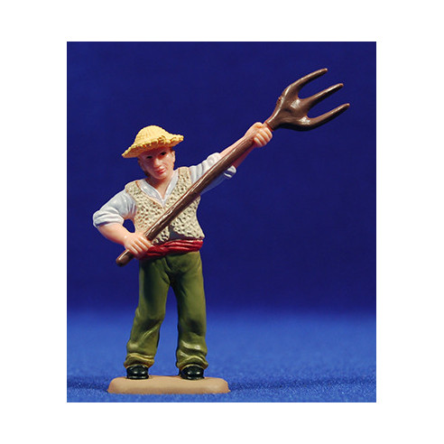 Shepherd with forck 7 cm plastic Belenes Puig