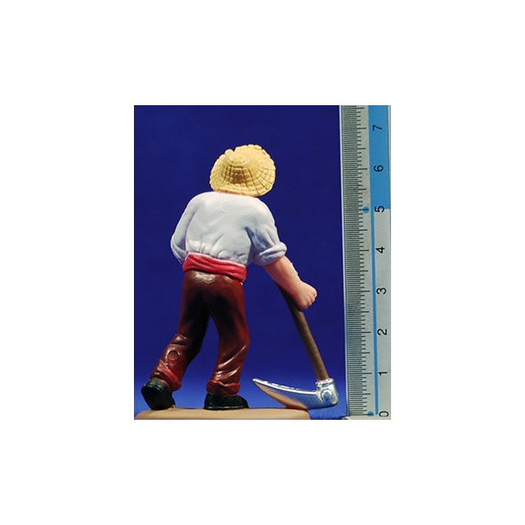 Pastore con falce 7 cm plastica  Belenes Puig
