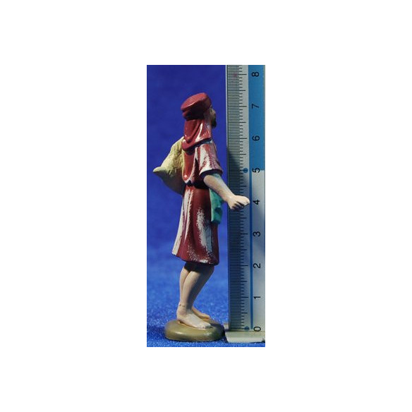 Shepherd with lamb on side 8 cm plastic Belenes Puig
