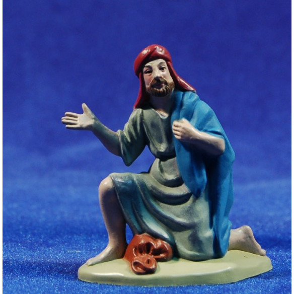 Pastor adorant 8 cm plàstic Belenes Puig