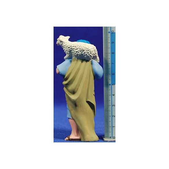 Pastor con cordero 10 cm plástico Belenes Puig
