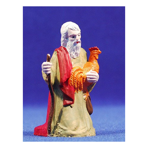 Shepherd rooster 10 cm plastic Belenes Puig