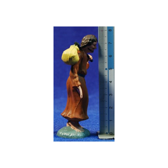 Pastor amb farcell 8 cm plàstic Belenes Puig
