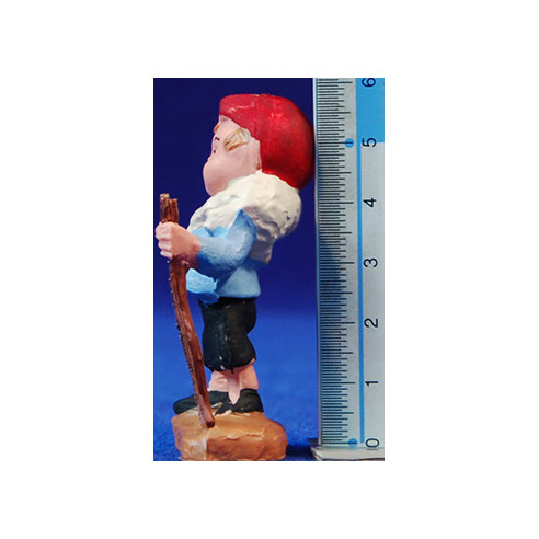 Pastor con cordero catalán 5 cm plástico moderno Belenes Puig