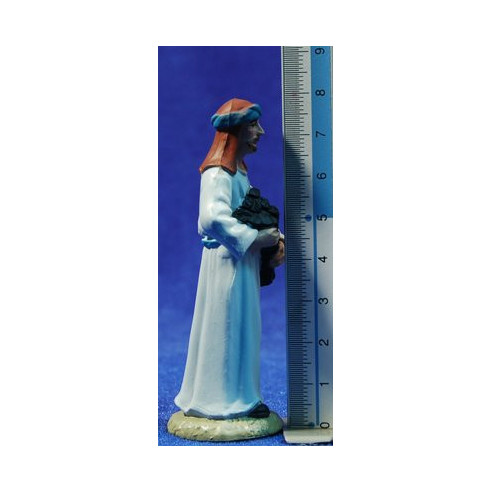 Pastor amb llenya 8 cm plàstic Belenes Puig