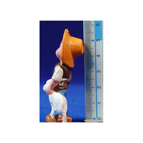 Pastore con agnello 5 cm plastica modern Belenes Puig