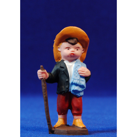 Shepherd with blancket 8 cm plastic modern Belenes Puig