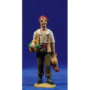 Pastor catalán gallina 10 cm plástico Belenes Puig