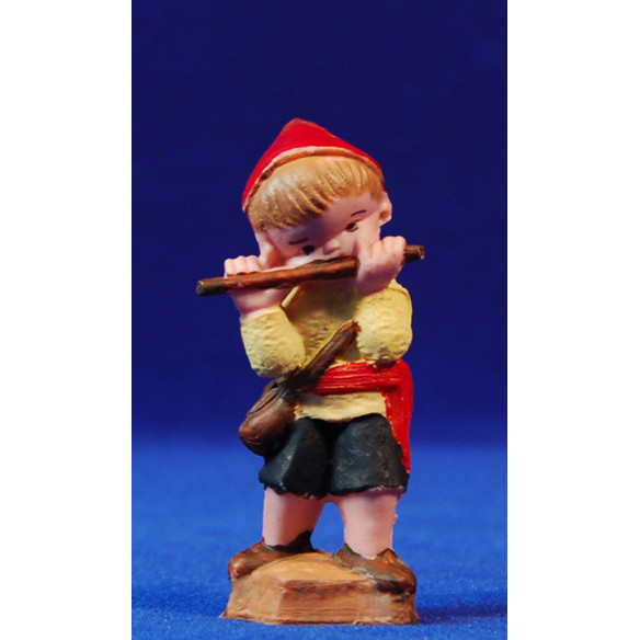 Pastor flautista músico 8 cm plástico moderno Belenes Puig