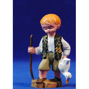 Pastore con anatra 8 cm plastica moderno Belenes Puig