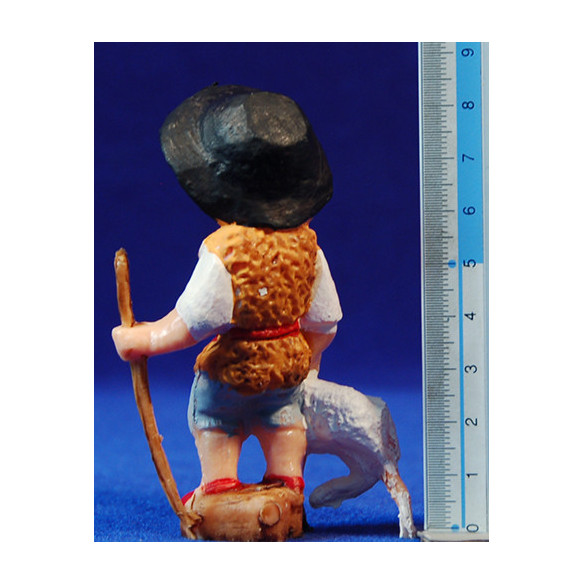 Pastore con agnello 8 cm plastica modern Belenes Puig