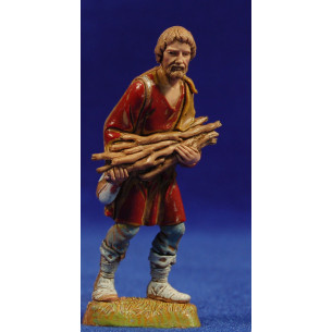 Pastor con leña a las manos 10 cm plástico Moranduzzo - Landi estilo 700