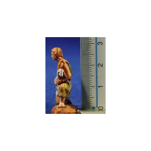 Pastor adorando con cordero 3,5 cm plástico Moranduzzo - Landi estilo 700
