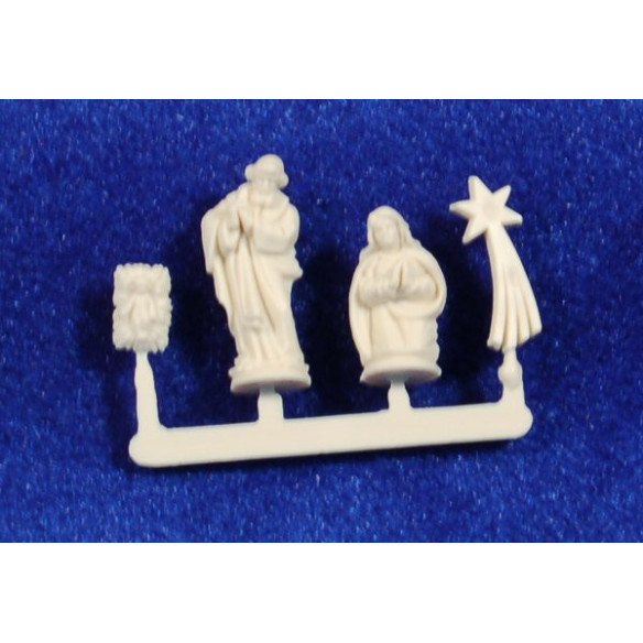 Nacimiento sin pintar 2 cm plástico