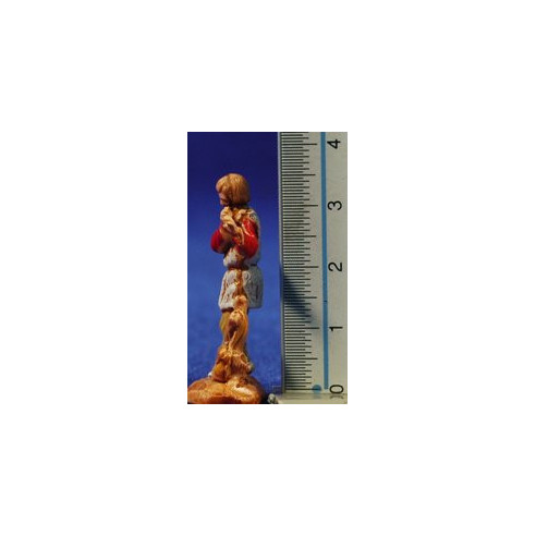 Pifferraio musicista in piedi 3,5 cm plastica Moranduzzo - Landi stile 700