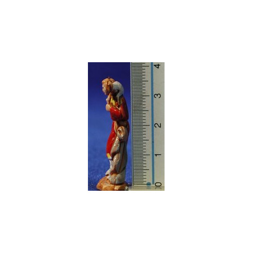 Pastore con pecora 3,5 cm plastica Moranduzzo - Landi stile 700