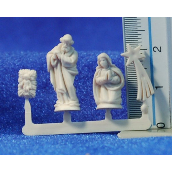 Nacimiento sin pintar 2 cm plástico